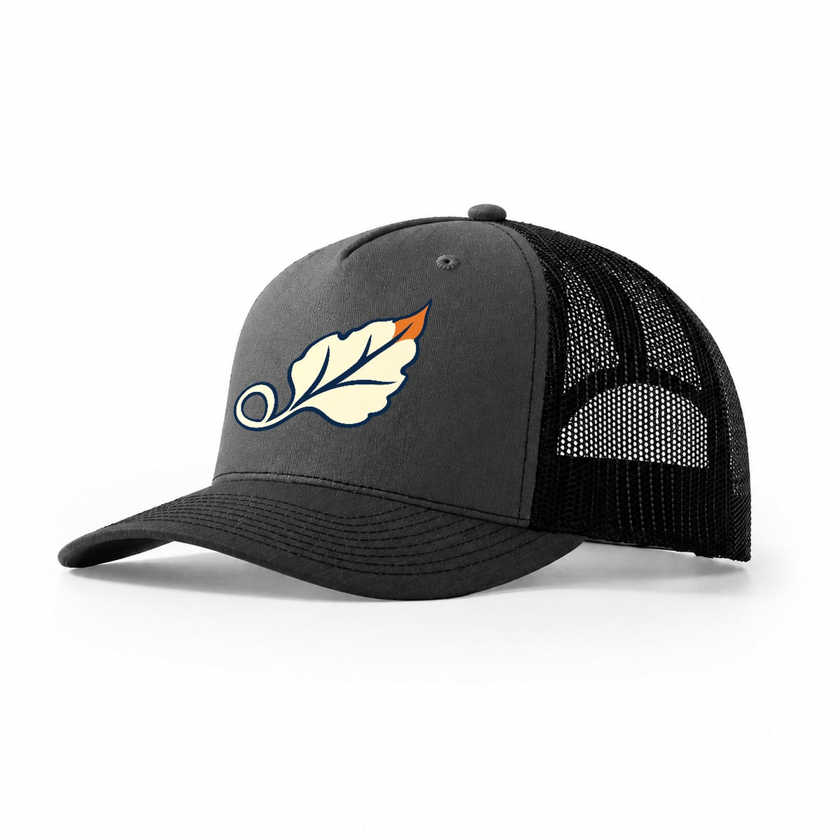 Forged Leaf Blacksmithing Trucker Hat – Dark Grey Black