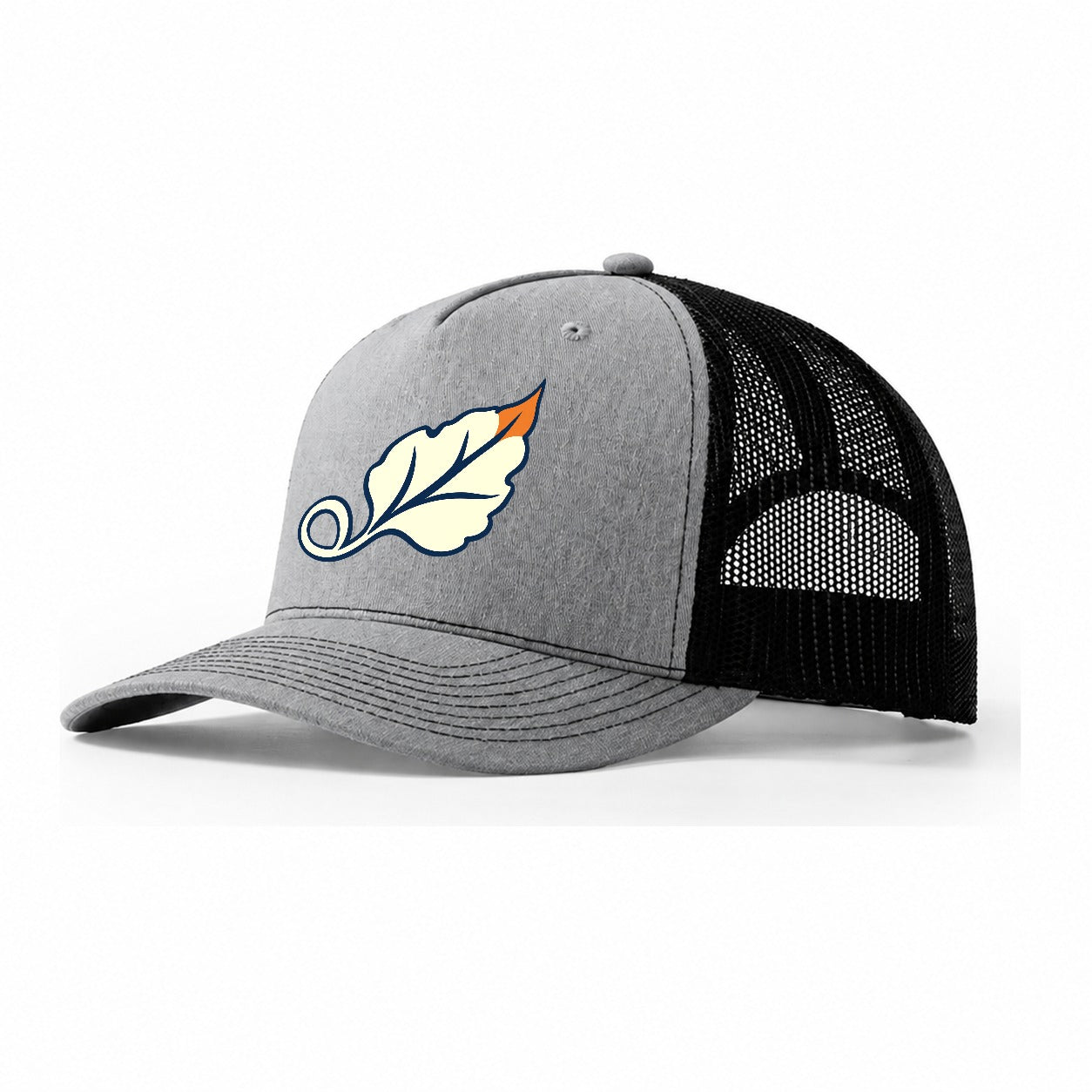 Forged Leaf Blacksmithing Trucker Hat – Sport Grey Black