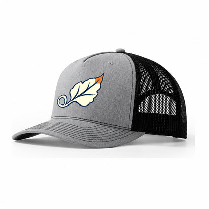 Forged Leaf Blacksmithing Trucker Hat – Sport Grey Black