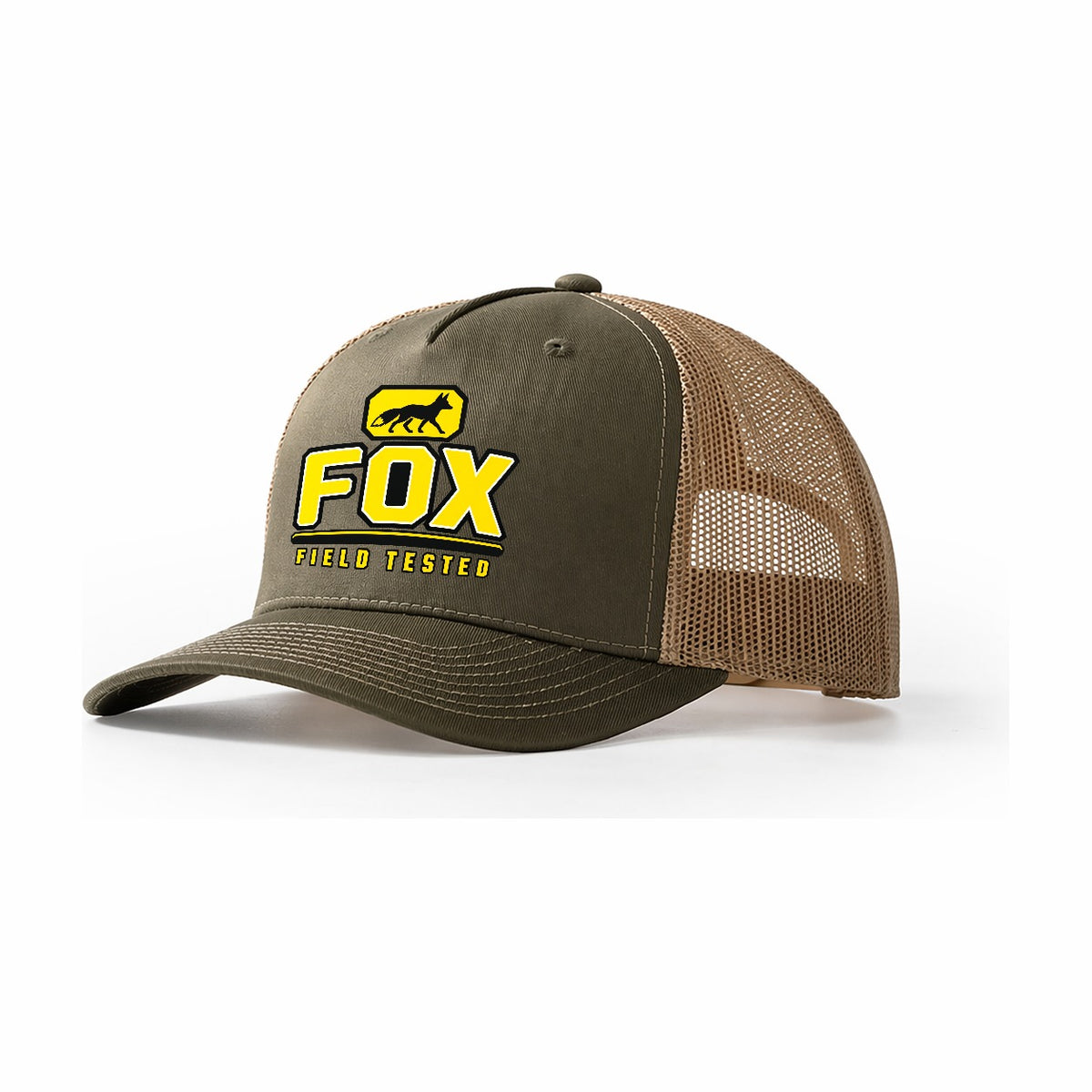 Fox Field Tested Heavy Duty Trucker Hat – Olive Khaki