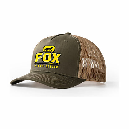Fox Field Tested Heavy Duty Trucker Hat – Olive Khaki