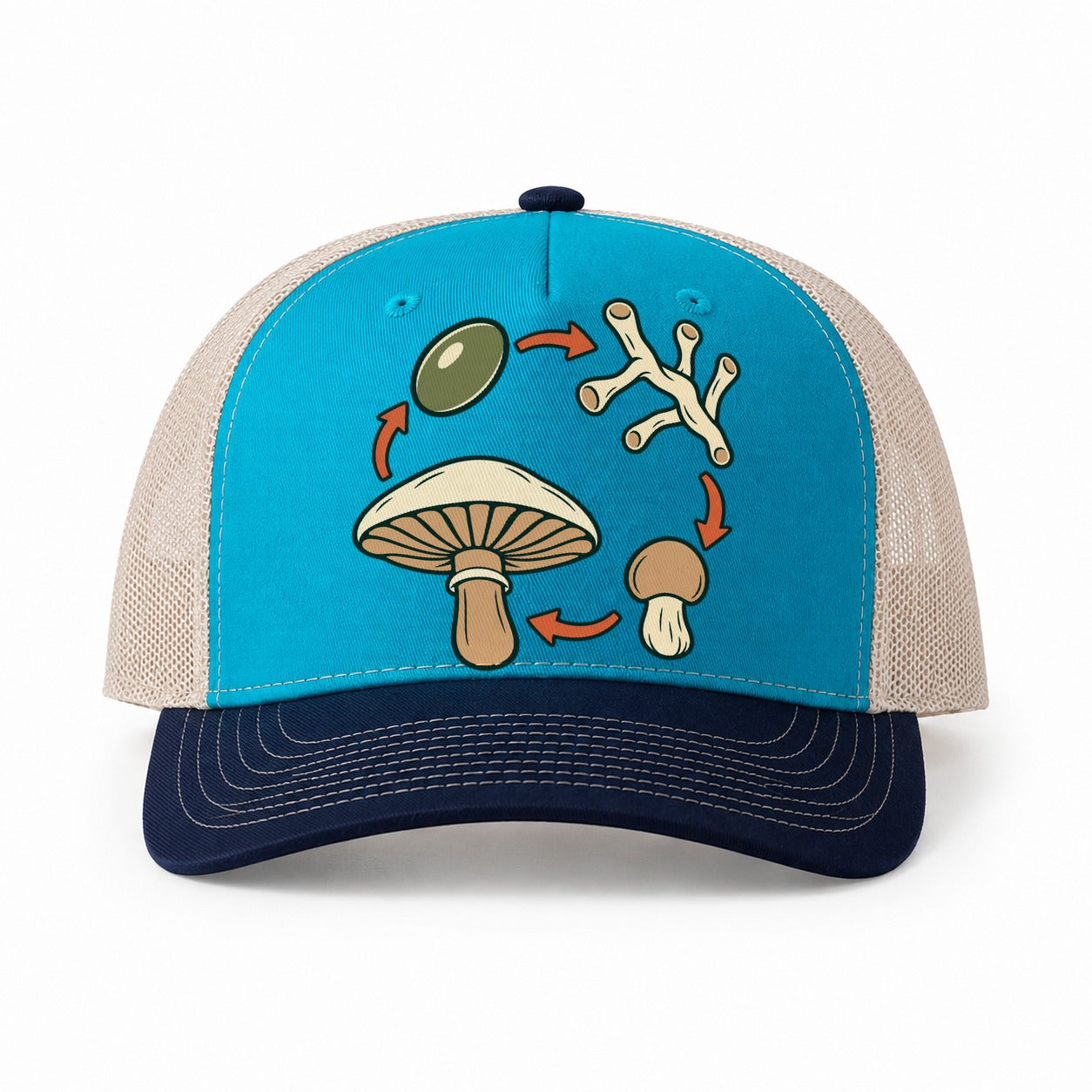 Teal-Navy — front view