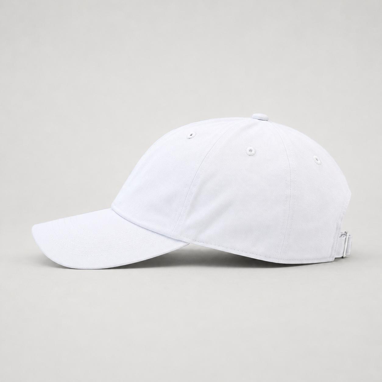White — side view