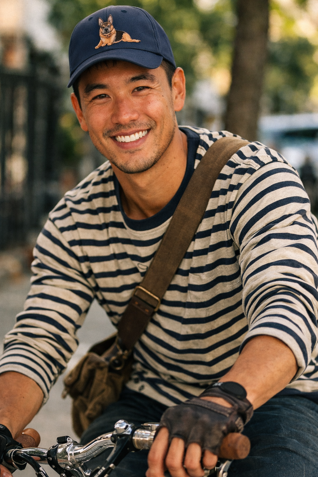 Model wearing German Shepherd Baseball Cap