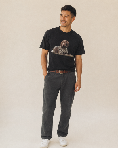German Shorthaired Pointer 2 Classic T-shirt – studio model photo