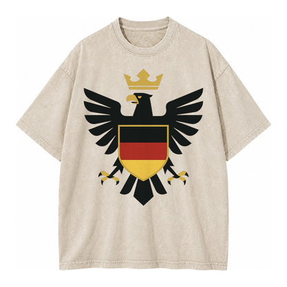 Germany Eagle Emblem Vintage T-shirt – Off White
