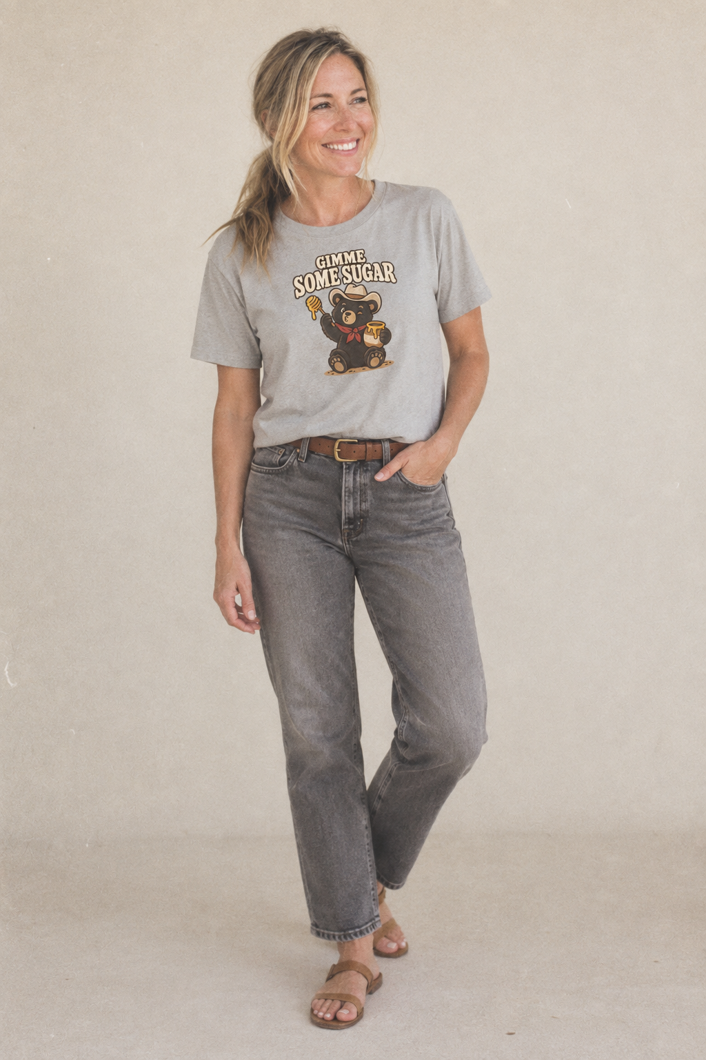 Gimme Some Sugar Well I Declare Classic T-shirt – studio model photo