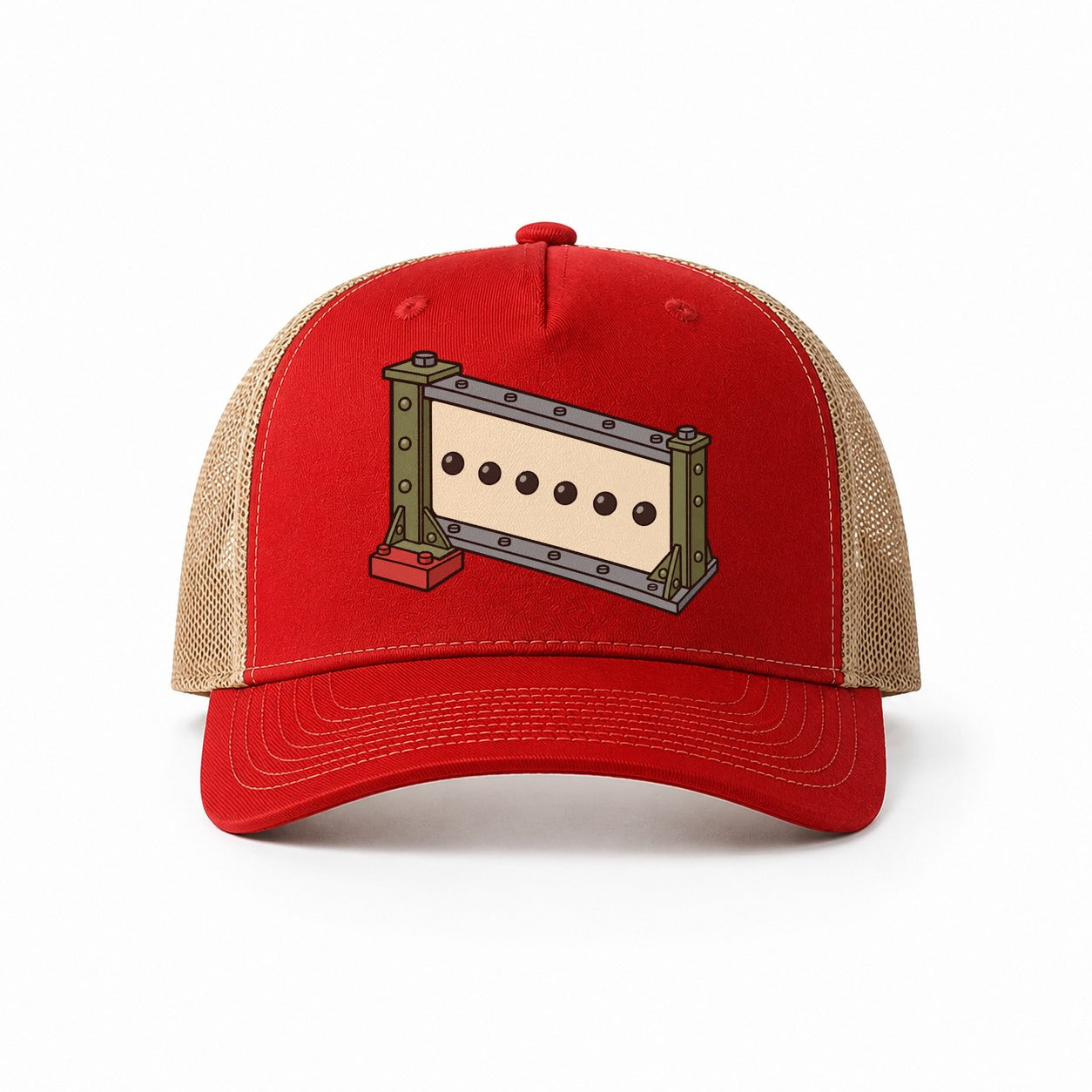 Red-Khaki — front view