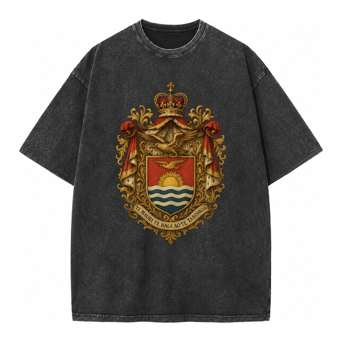 Golden Peace Vintage T-shirt – Black