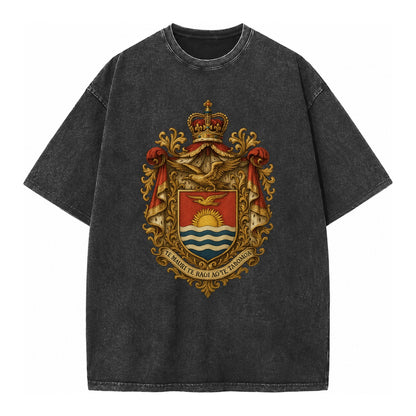 Golden Peace Vintage T-shirt – Black