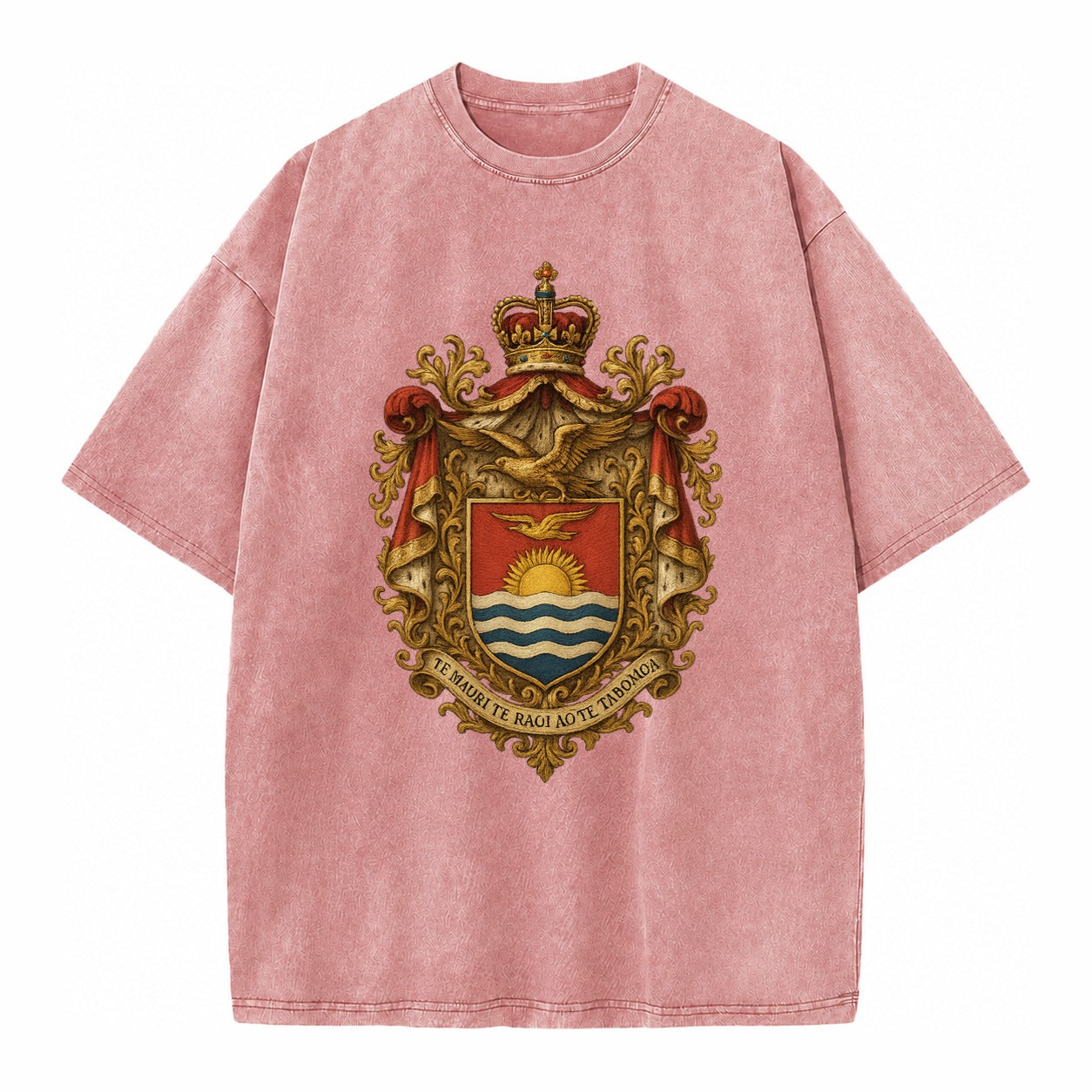 Golden Peace Vintage T-shirt – Dusty Rose(Rose)
