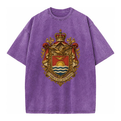 Golden Peace Vintage T-shirt – Purple
