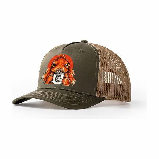Goldfish Mug Truths Trucker Hat – Olive Khaki
