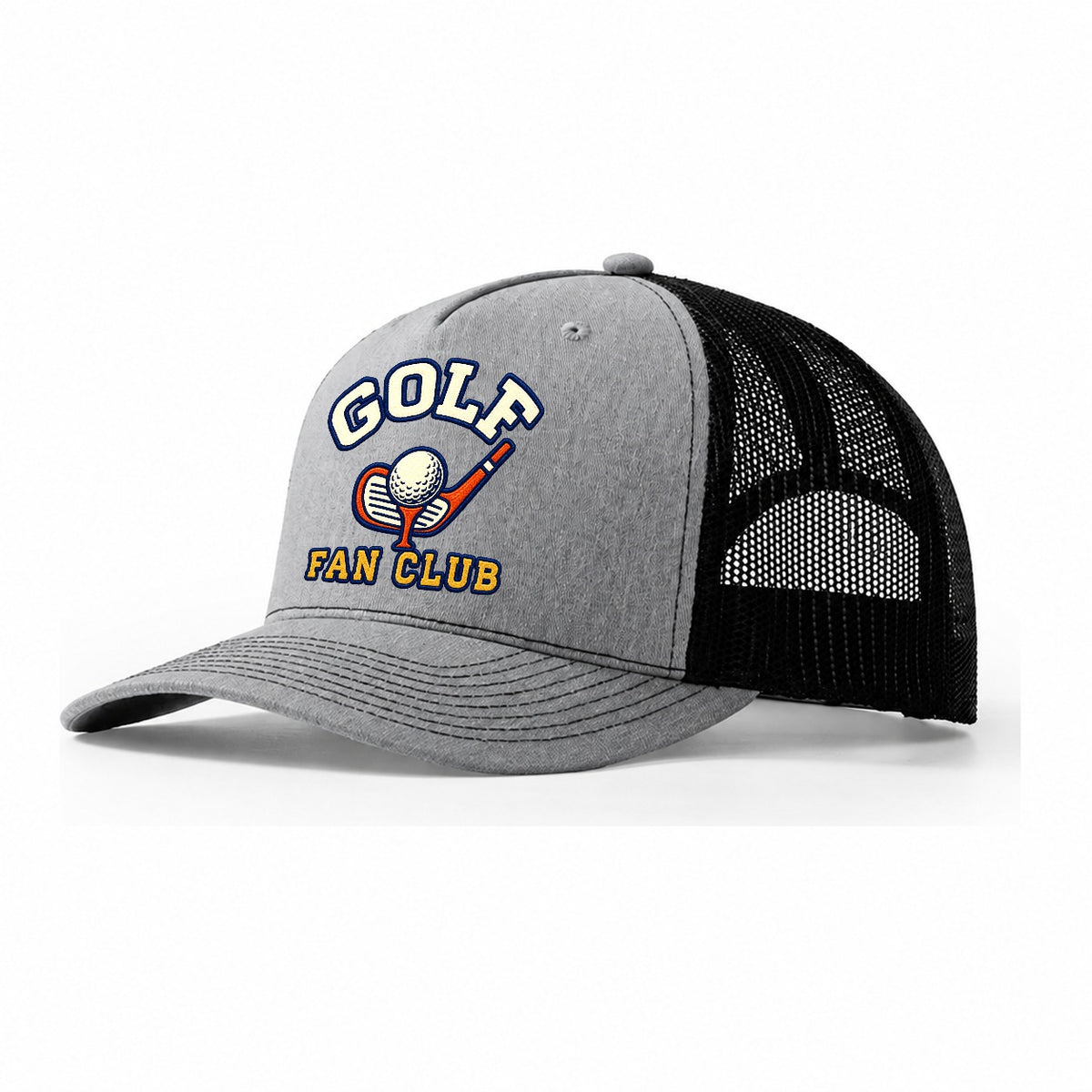 Golf Fan Club Trucker Hat – Sport Grey Black