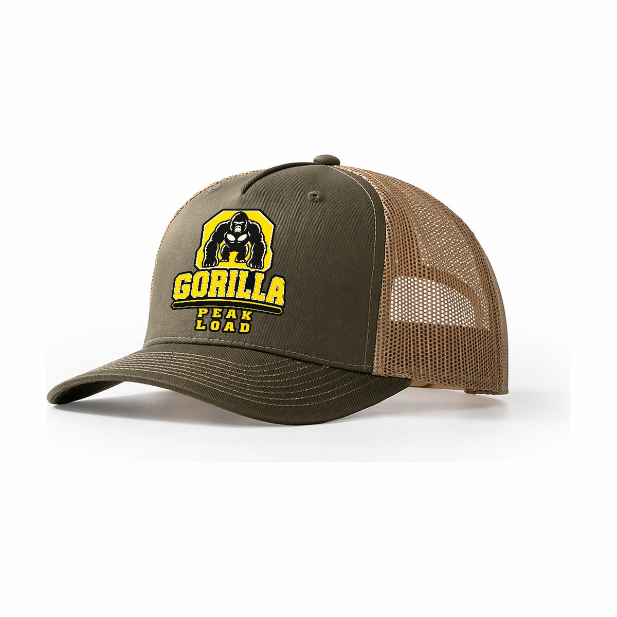 Gorilla Peak Load Heavy Duty Trucker Hat – Olive Khaki