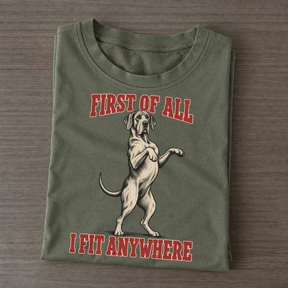 Great Dane Dog Declarations Classic T-shirt – Army Green