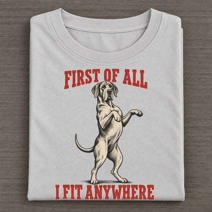 Great Dane Dog Declarations Classic T-shirt – Grey