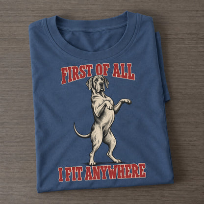 Great Dane Dog Declarations Classic T-shirt – Twilight Navy