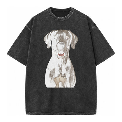 Great Dane: Gentle Giant, Noble Heart Vintage T-shirt – Black