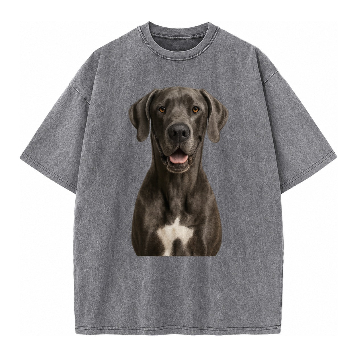 Great Dane: Gentle Giant, Noble Heart Vintage T-shirt – Grey