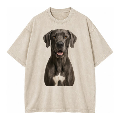 Great Dane: Gentle Giant, Noble Heart Vintage T-shirt – Off White