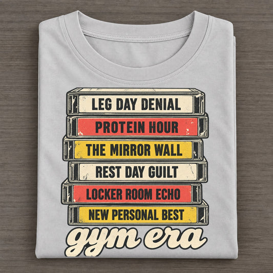 Gym Era Rewind Shelf Classic T-shirt – Grey