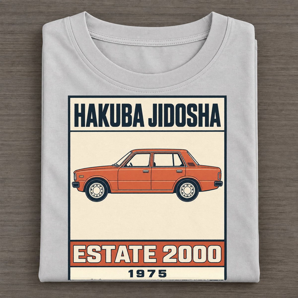 Hakuba Estate Showa Speed Plates Classic T-shirt – Grey