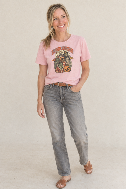 Halloween Homecoming Ghoul Mixer Classic T-shirt – studio model photo