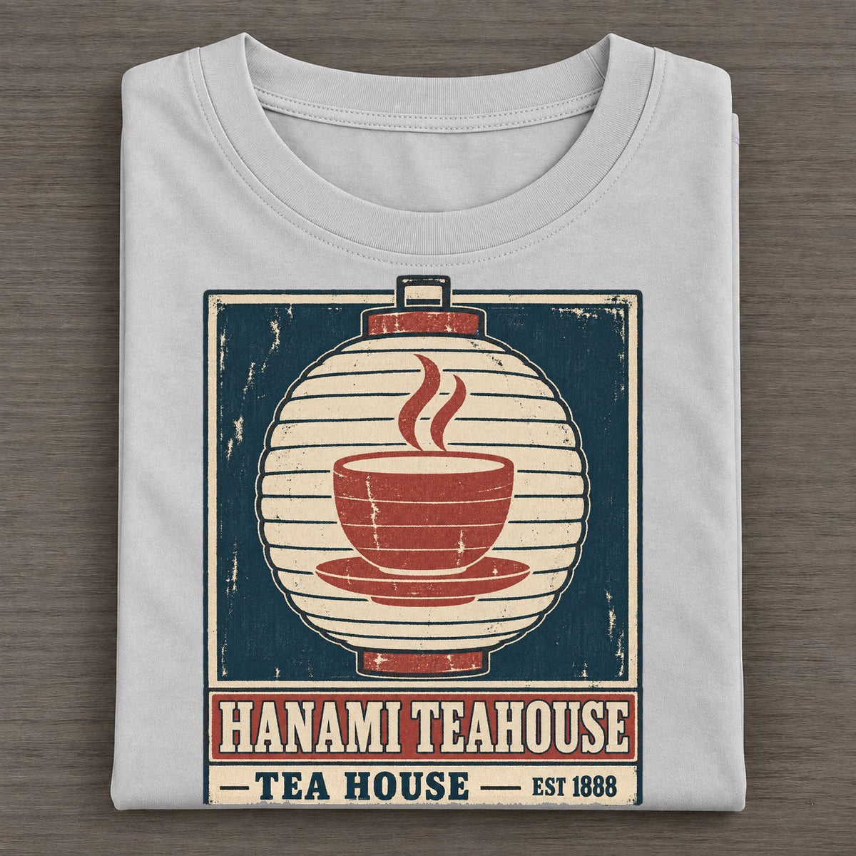Hanami Tea House Noren Trade Co Classic T-shirt – Grey