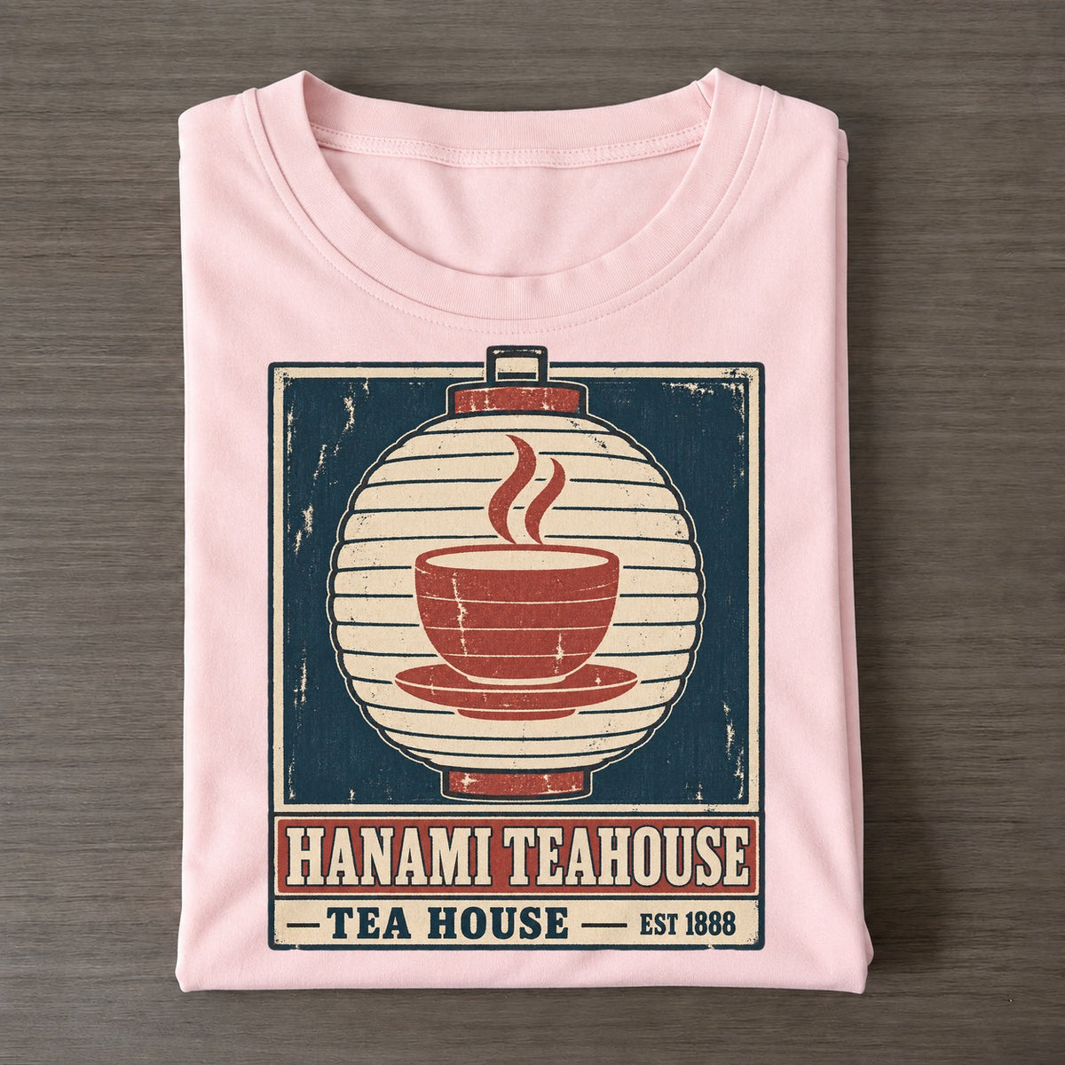 Hanami Tea House Noren Trade Co Classic T-shirt – Pink