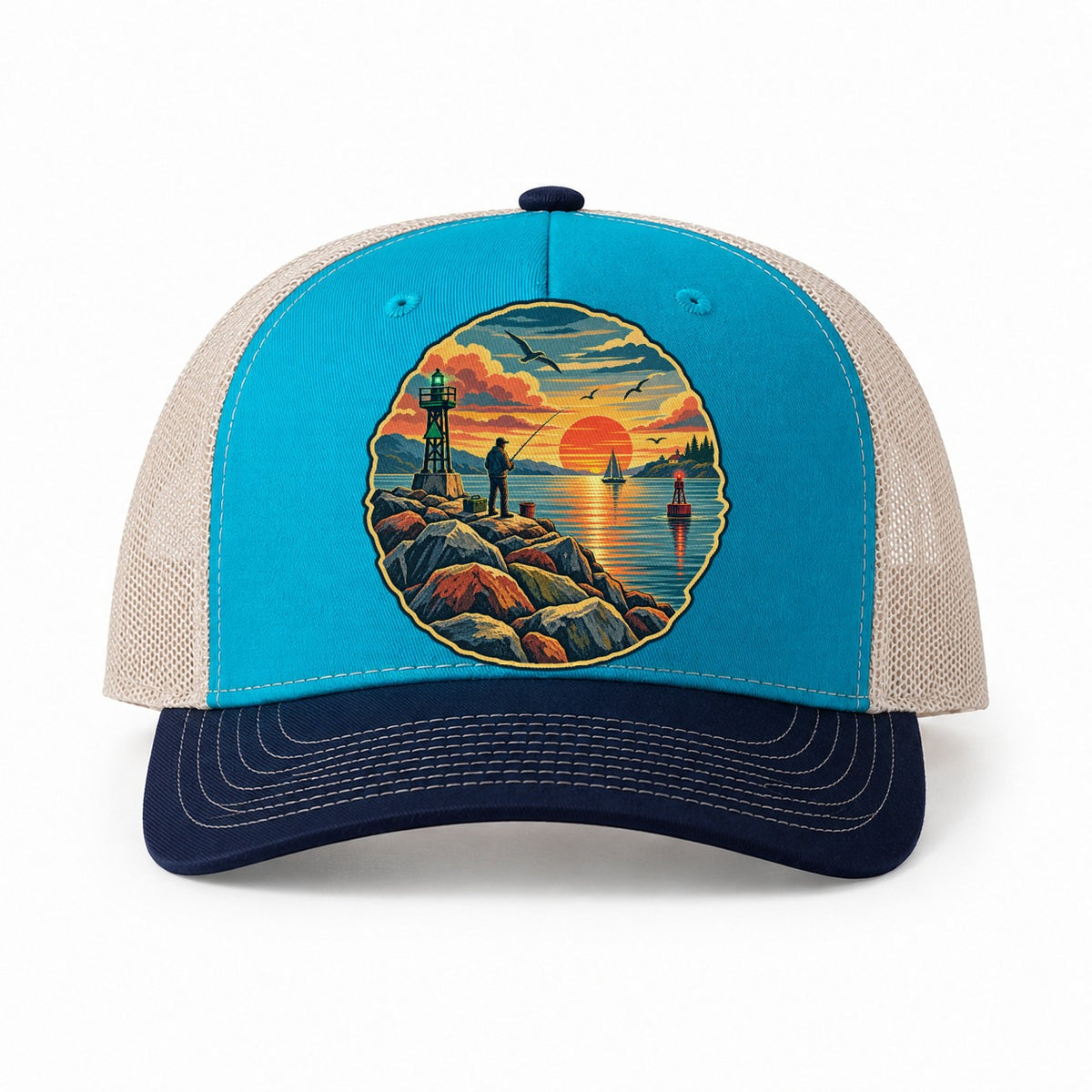 Teal-Navy — front view