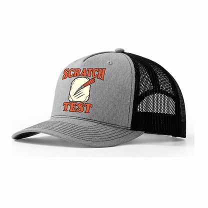 Hardness Scale Study Rocks And Minerals Trucker Hat – Sport Grey Black