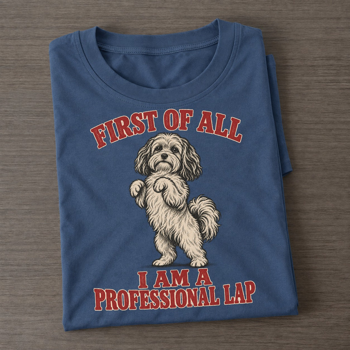 Havanese Dog Declarations Classic T-shirt – Twilight Navy