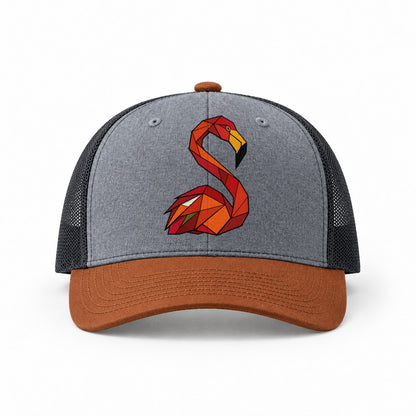 Heather Grey-Rust-Charcoal — front view