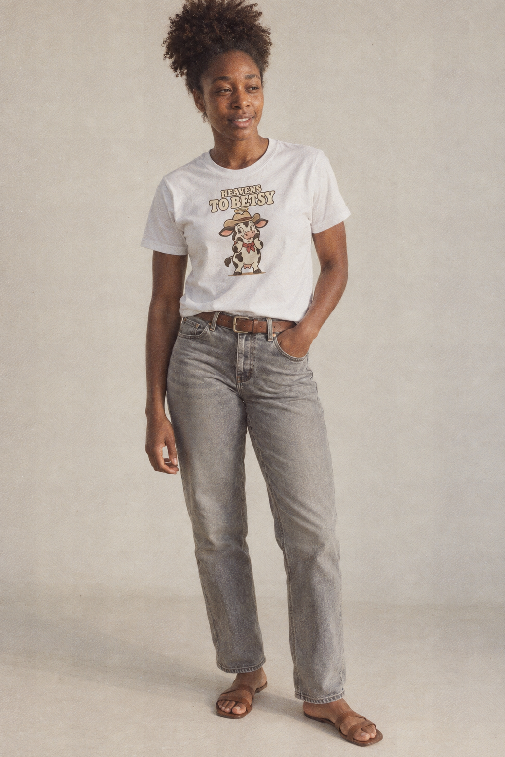Heavens To Betsy Well I Declare Classic T-shirt – studio model photo