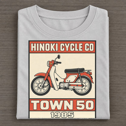Hibari Town 50 Showa Speed Plates Classic T-shirt – Grey