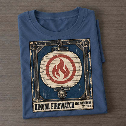 Hinomi Fire Watch Noren Trade Co Classic T-shirt – Twilight Navy