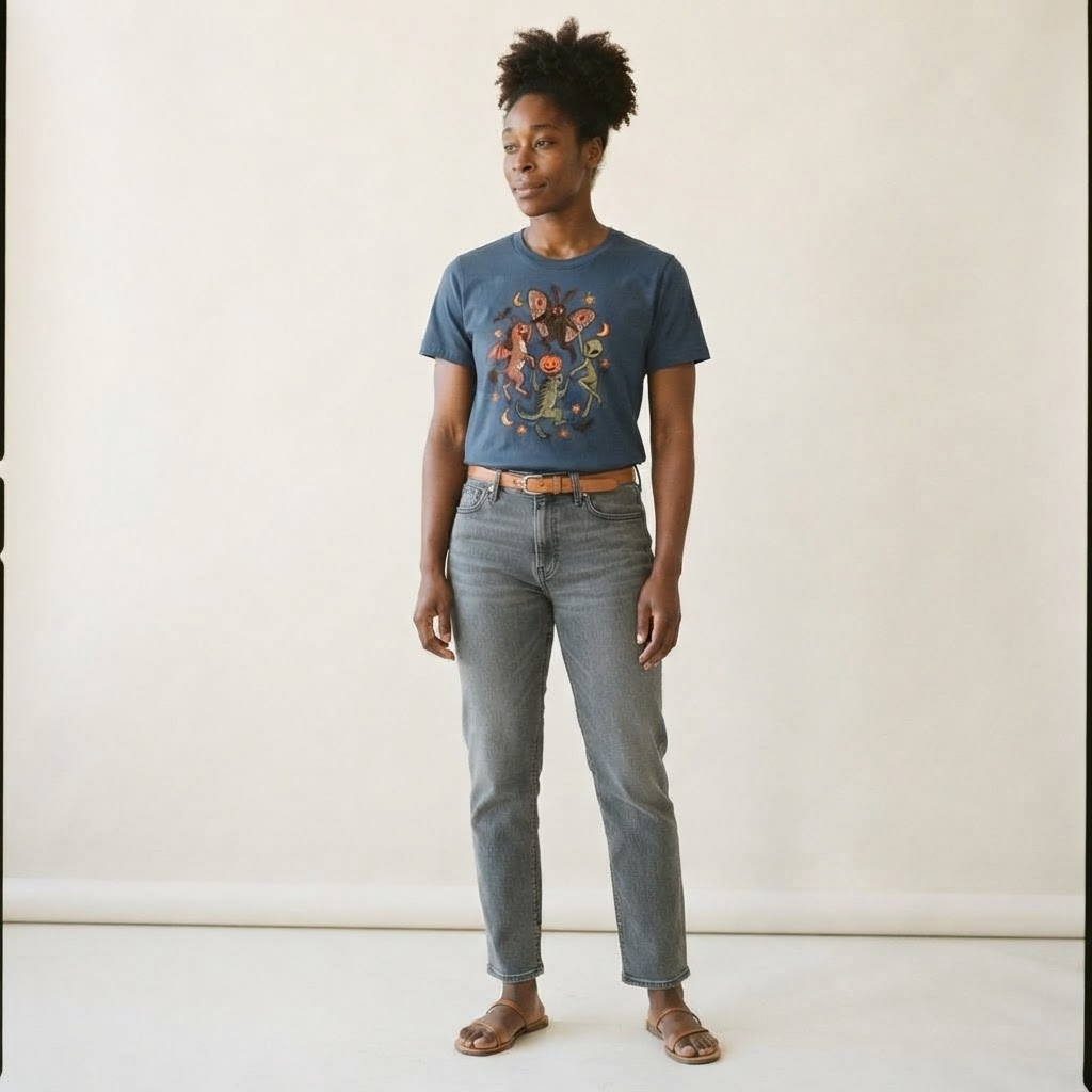 Hollow Night Cryptid Hoedown Classic T-shirt – studio model photo