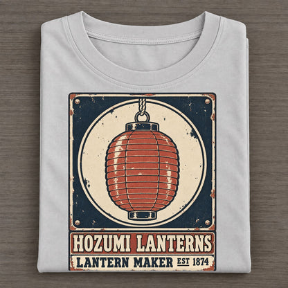 Hozumi Lantern Works Noren Trade Co Classic T-shirt – Grey