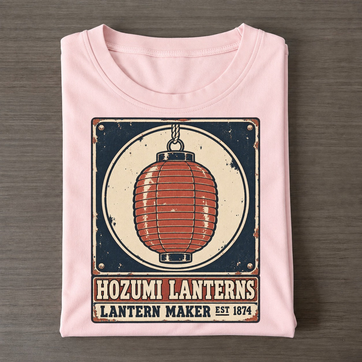Hozumi Lantern Works Noren Trade Co Classic T-shirt – Pink