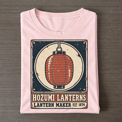 Hozumi Lantern Works Noren Trade Co Classic T-shirt – Pink