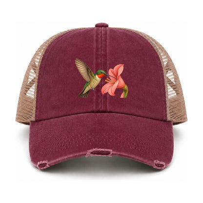 Burgundy-Khaki — front view