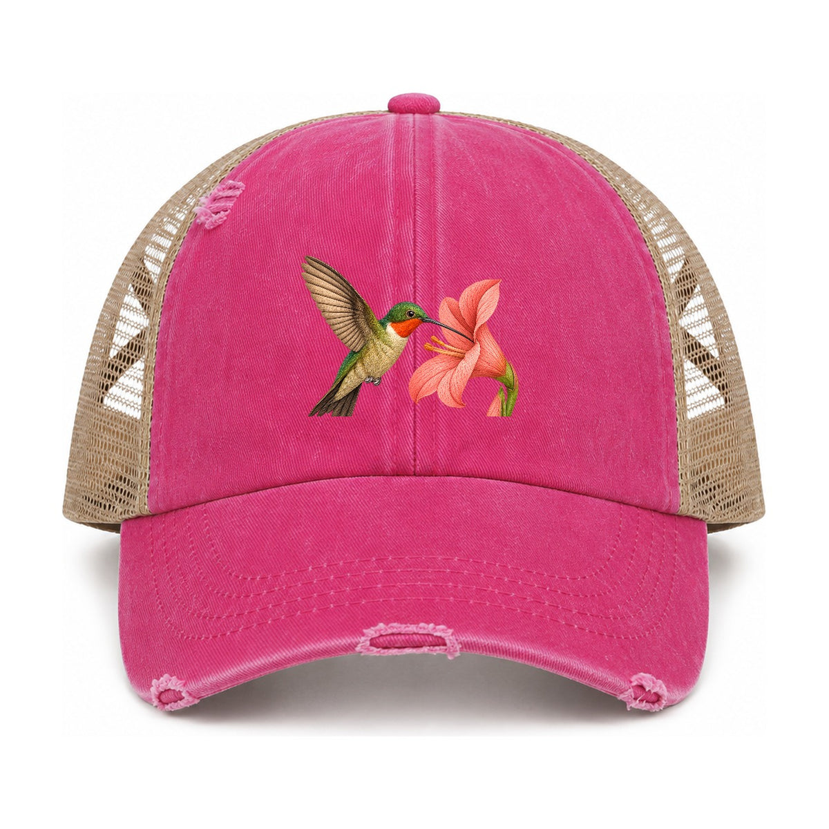 Raspberry-Khaki — front view