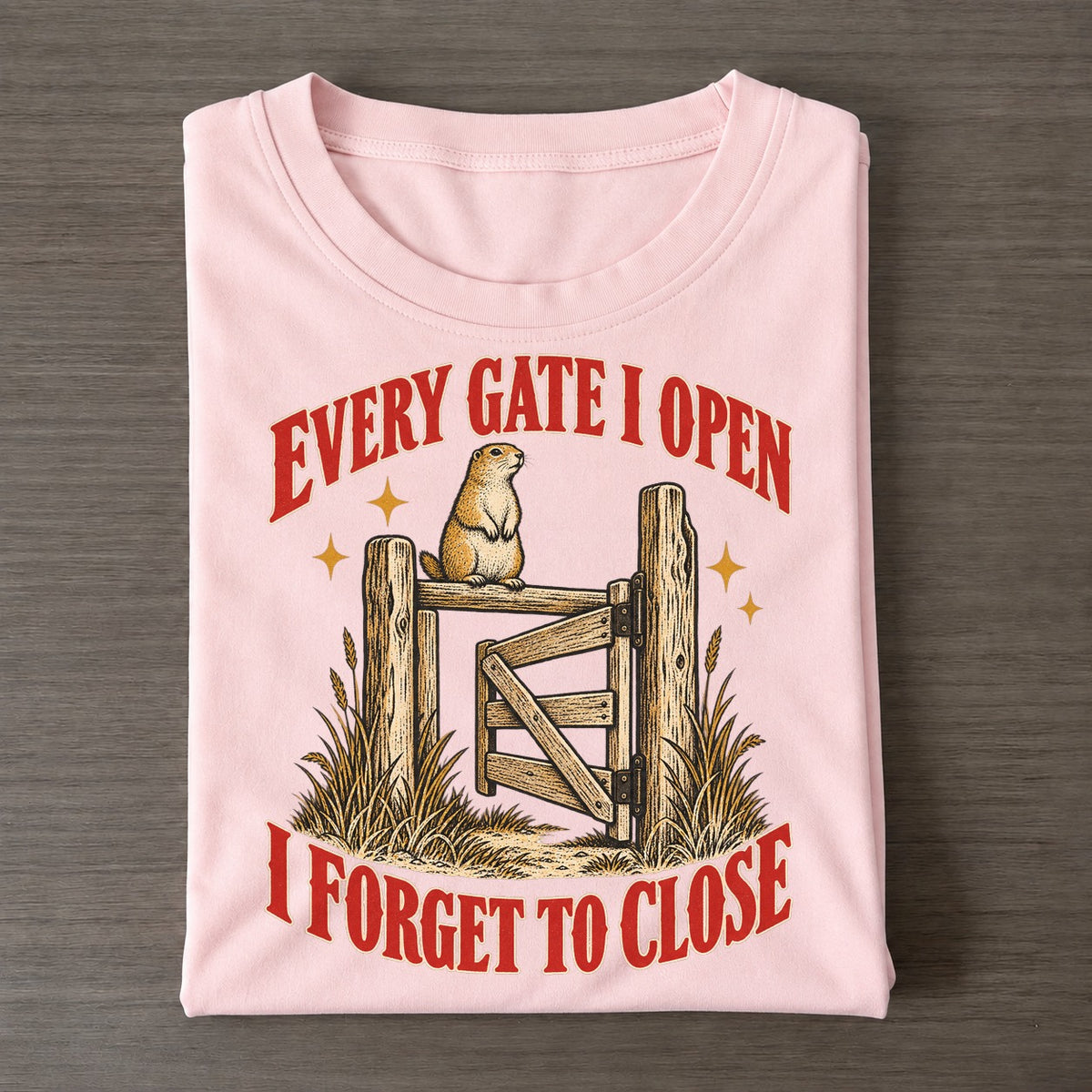I Forget To Close Unhinged Affirmations Classic T-shirt – Pink