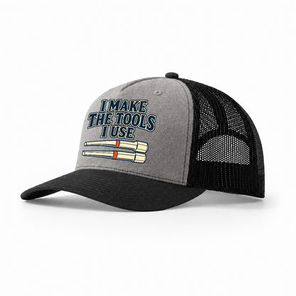I Make The Tools I Use Blacksmithing Trucker Hat – Grey Black
