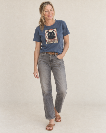 I Remember Everything Neko Says No Classic T-shirt – studio model photo