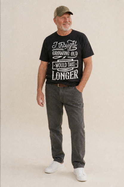I Thought Growing Old Would Take Longer Classic T-shirt – studio model photo