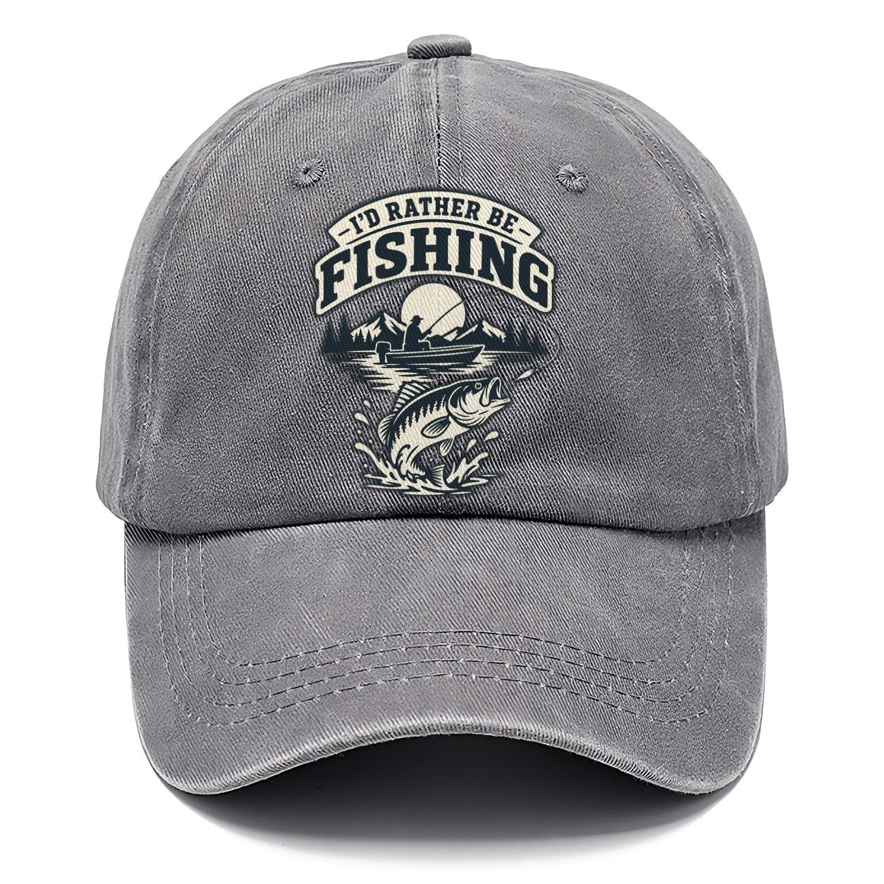 Rather Be Fishing Fishing Elegant Classic Cap – Urban Haze