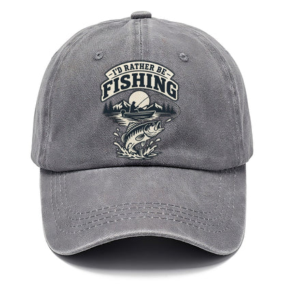 Rather Be Fishing Fishing Elegant Classic Cap – Urban Haze