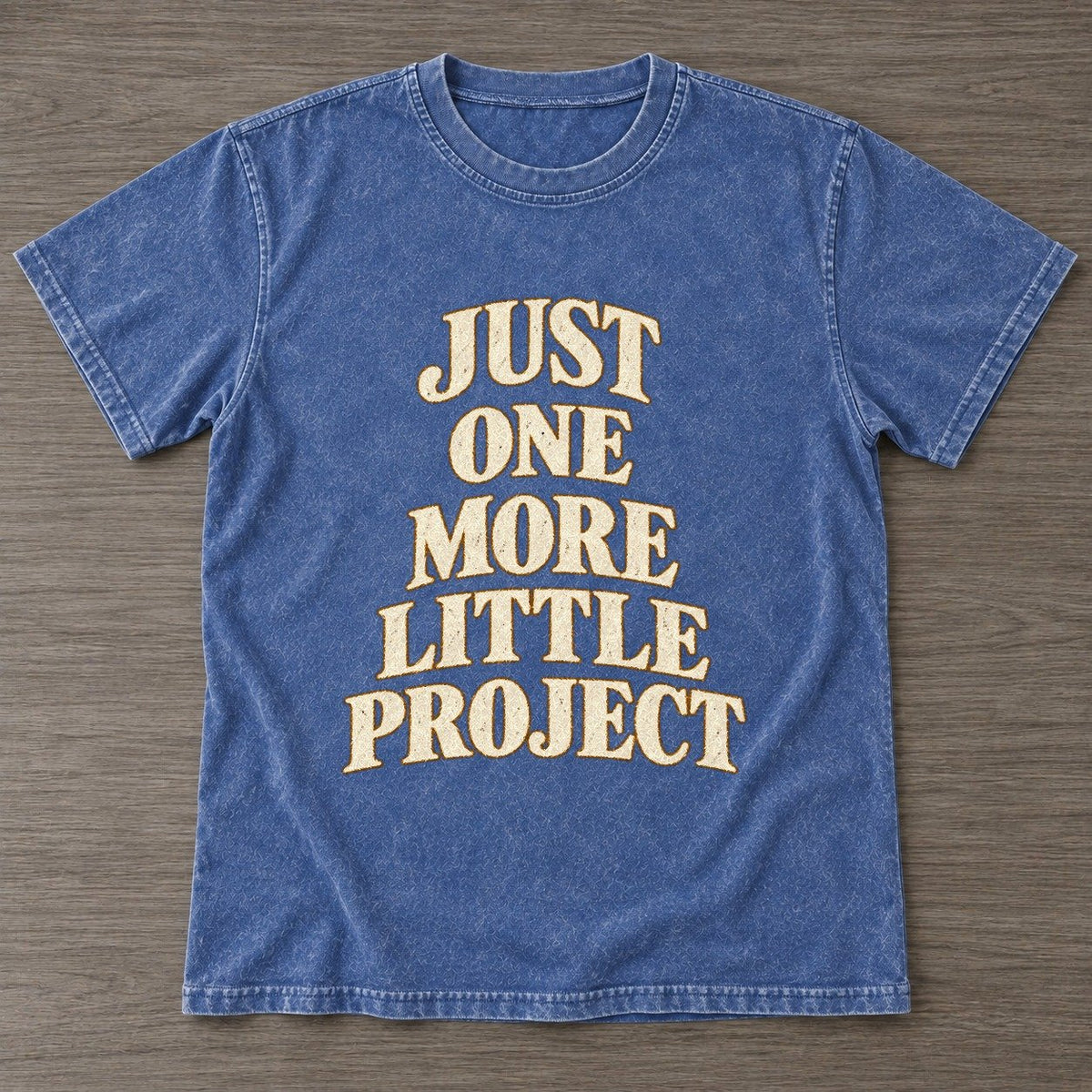 Washed Blue — front view